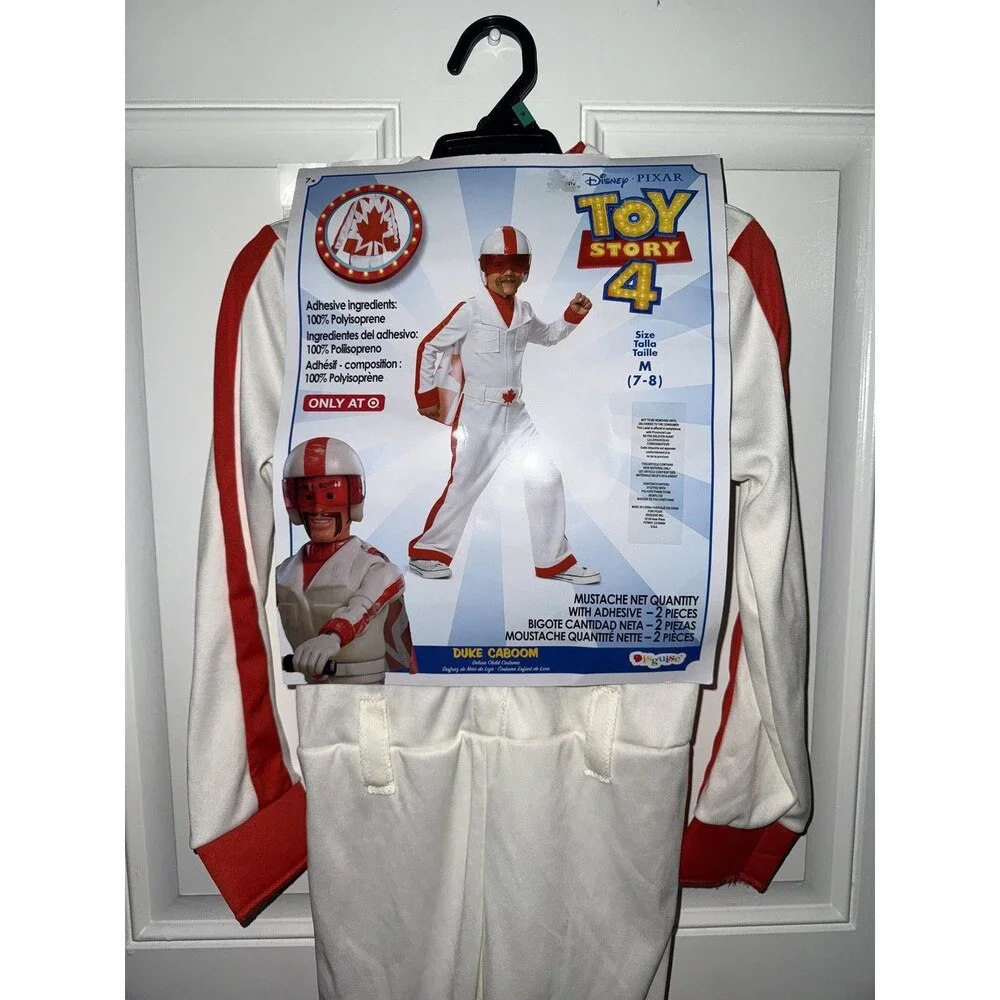 Disney Toy Story 4 Duke Caboom Costume Size 7-8 Years Brand New